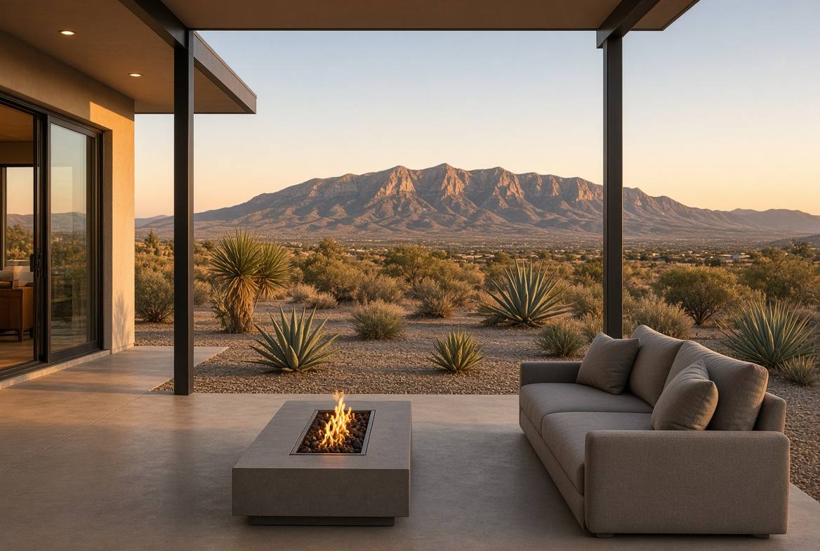 Mesa Line covered patio